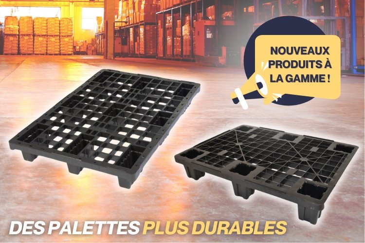 Nouveauté : Les palettes d'expédition en PEHD