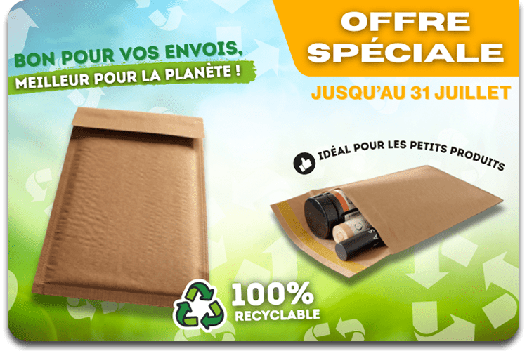 Offre spéciale : enveloppes kraft ondulé