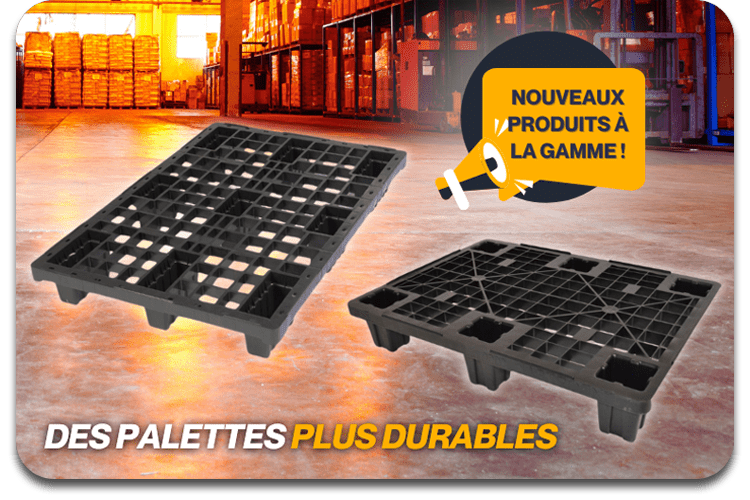 Nouveauté : Les palettes d'expédition en PEHD