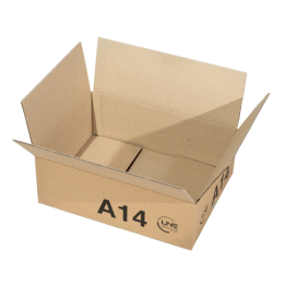 Caisse carton type Galia A avec rabats