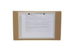 Pochette papier porte documents adhésive neutre