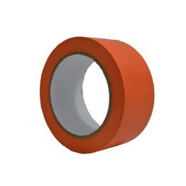 Ruban adhésif de chantier orange