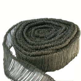 Liens métallique à boucles pour fermeture et ligature